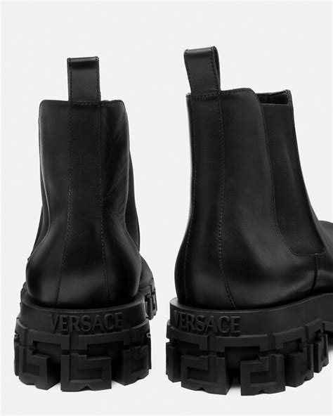 versace boots mens white|versace ankle boots men.